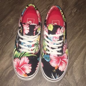 Hawaiian Flower Vans